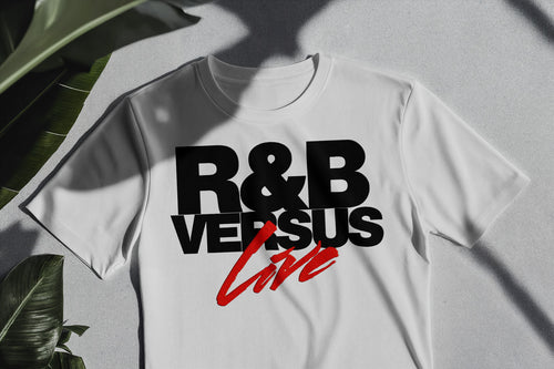 White R&B Versus Live (Embroidered shirt)