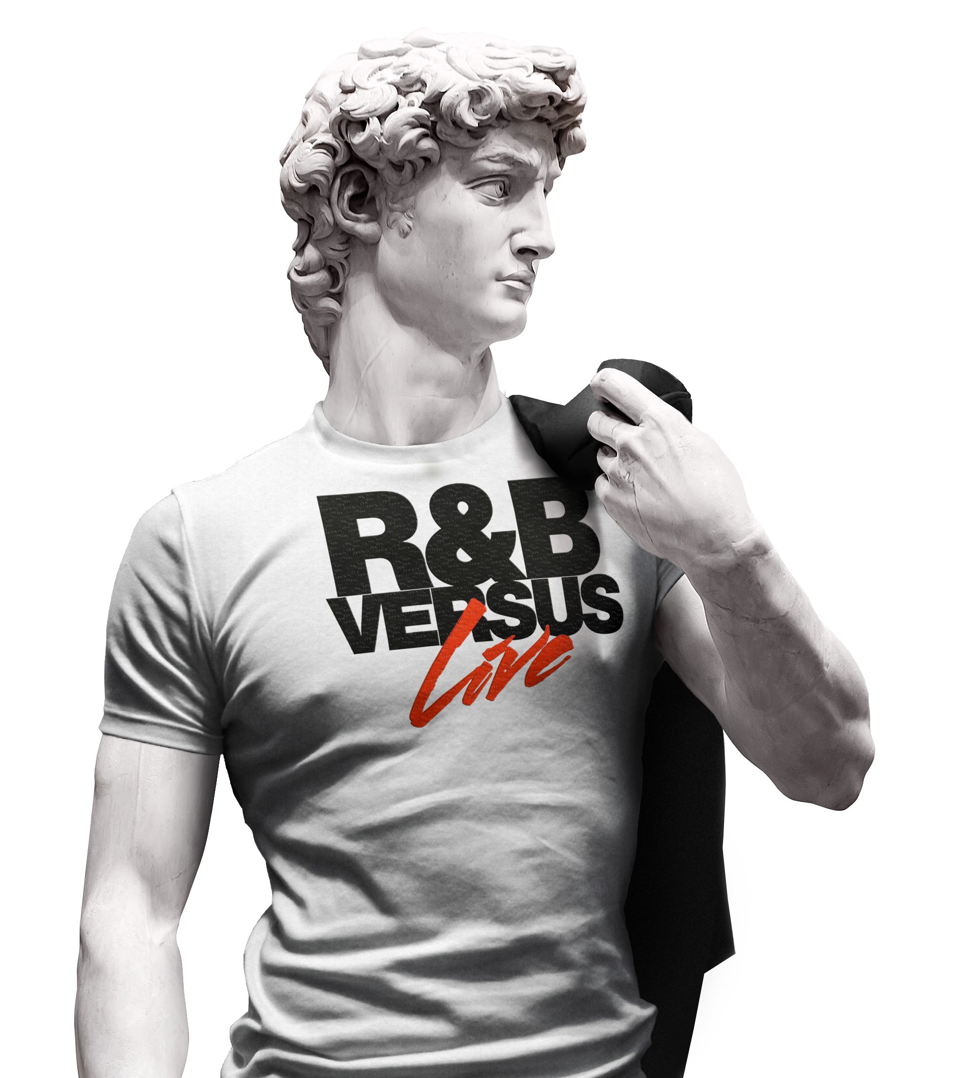 White R&B Versus Live (Embroidered shirt)